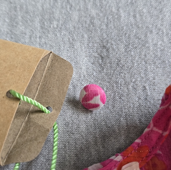 Umgee Vibrant Pink and Orange Floral Dress - Picture 6 of 6